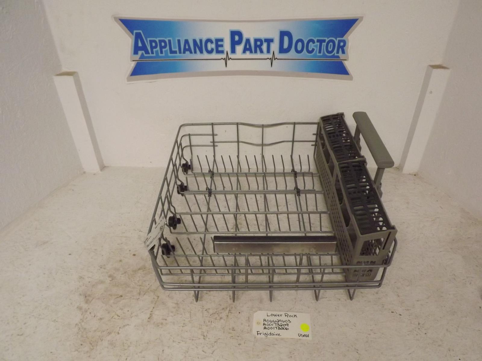 Frigidaire Dishwasher A06629603 A00173209 A00173206 Lower Rack Used Frigidaire Dishwasher A06629603 A00173209 A00173206 Lower Rack Used